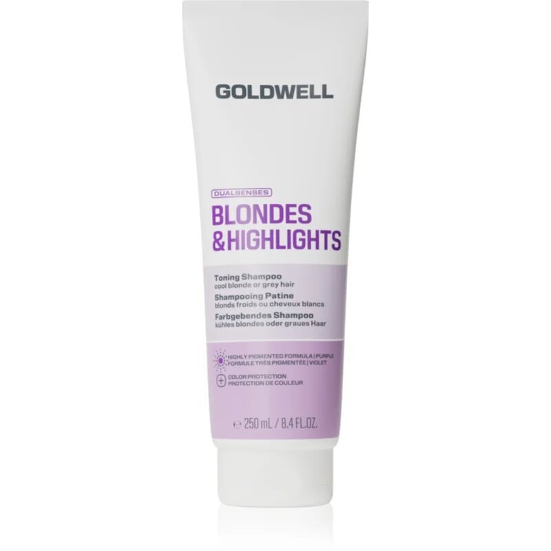 Goldwell Dualsenses Blondes & Highlights Toning Shampoo lila tonizáló sampon 250 ml