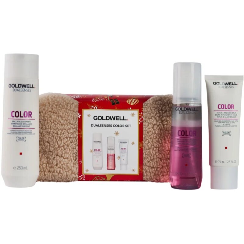 Goldwell Dualsenses Color ajándékszett festett hajra hölgyeknek 3 db