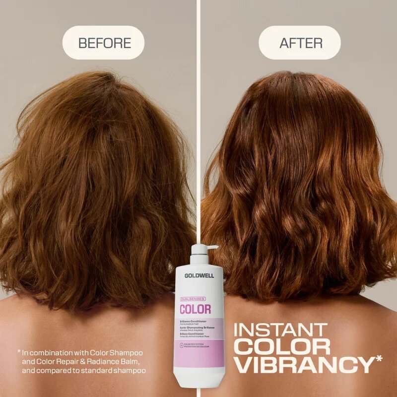 Goldwell Dualsenses Color Brilliance Conditioner kondicionáló a tündöklő hajszínért 1000 ml