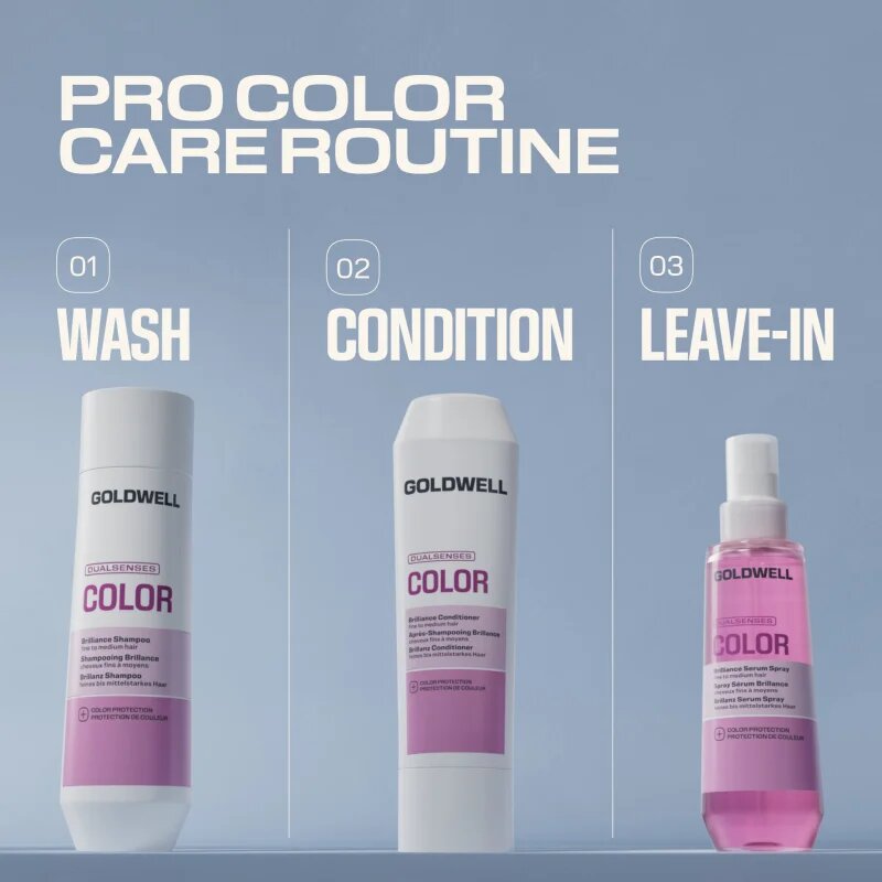 Goldwell Dualsenses Color Brilliance Serum Spray leöblítést nem igénylő szérum spray formában a tündöklő fényért 150 ml