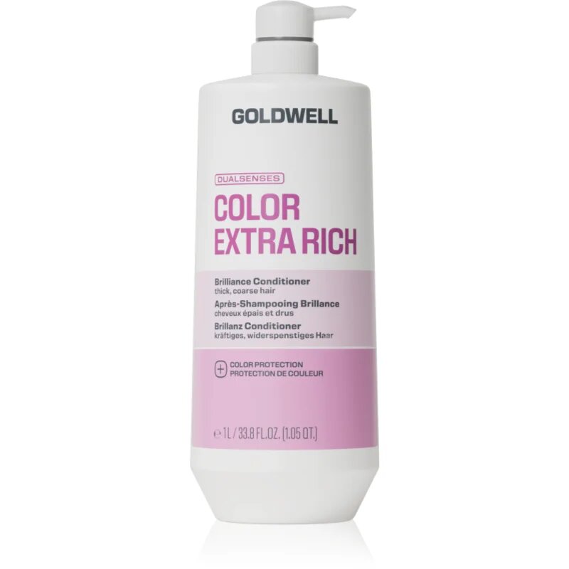Goldwell Dualsenses Color Extra Rich Brilliance Conditioner kondicionáló a tündöklő hajszínért 1000 ml