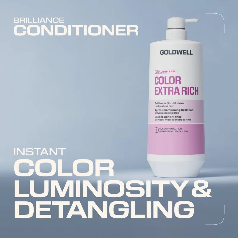 Goldwell Dualsenses Color Extra Rich Brilliance Conditioner kondicionáló a tündöklő hajszínért 1000 ml
