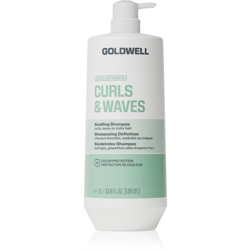 Goldwell Dualsenses Curls & Waves Bundling Shampoo sampon a hullámos és göndör hajra 1000 ml