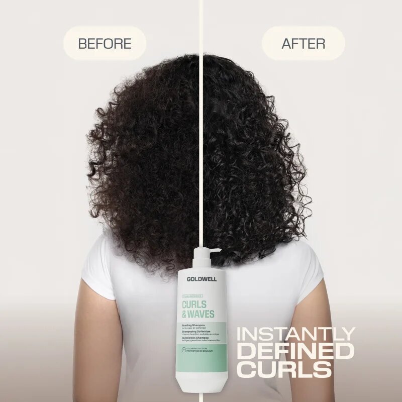 Goldwell Dualsenses Curls & Waves Bundling Shampoo sampon a hullámos és göndör hajra 1000 ml