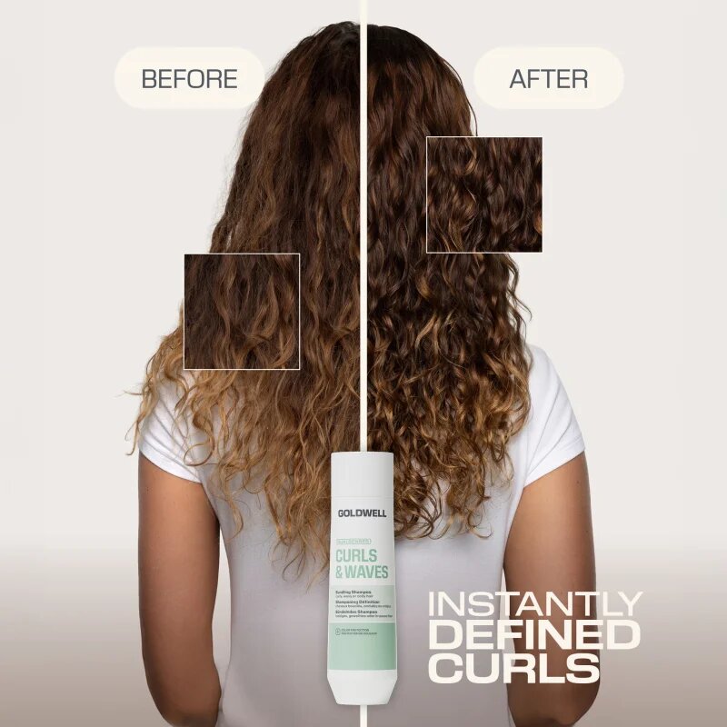 Goldwell Dualsenses Curls & Waves Bundling Shampoo sampon a hullámos és göndör hajra 250 ml