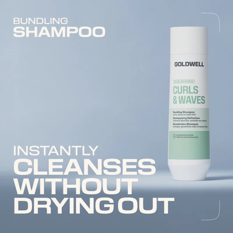Goldwell Dualsenses Curls & Waves Bundling Shampoo sampon a hullámos és göndör hajra 250 ml