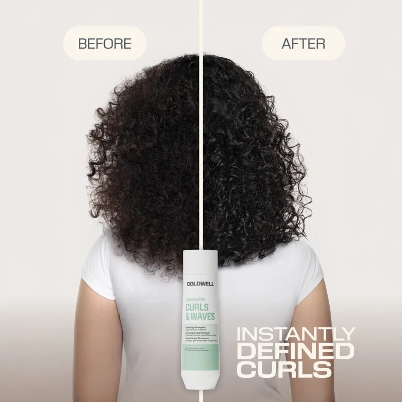 Goldwell Dualsenses Curls & Waves Bundling Shampoo sampon a hullámos és göndör hajra 250 ml