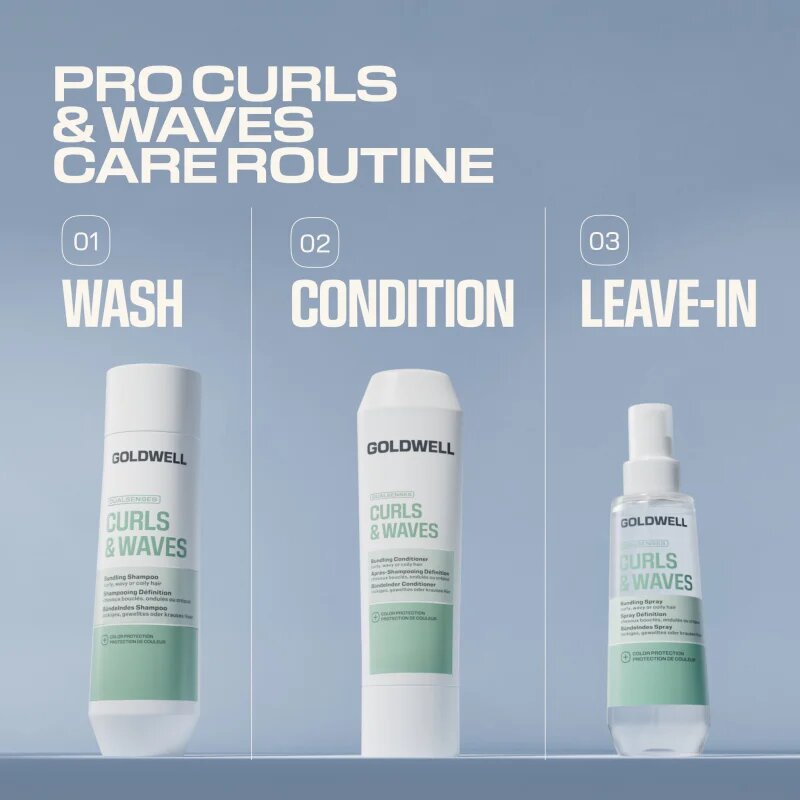 Goldwell Dualsenses Curls & Waves Bundling Shampoo sampon a hullámos és göndör hajra 250 ml