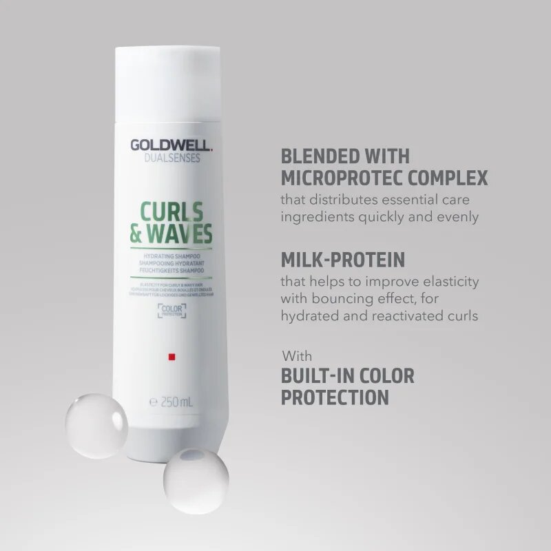 Goldwell Dualsenses Curls & Waves sampon hullámos és göndör hajra 250 ml