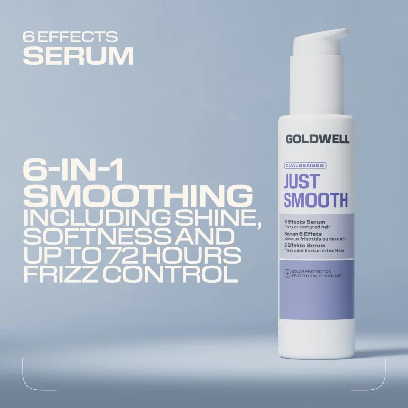 Goldwell Dualsenses Just Smooth 6 Effects Serum szérum a hajra töredezés ellen 100 ml