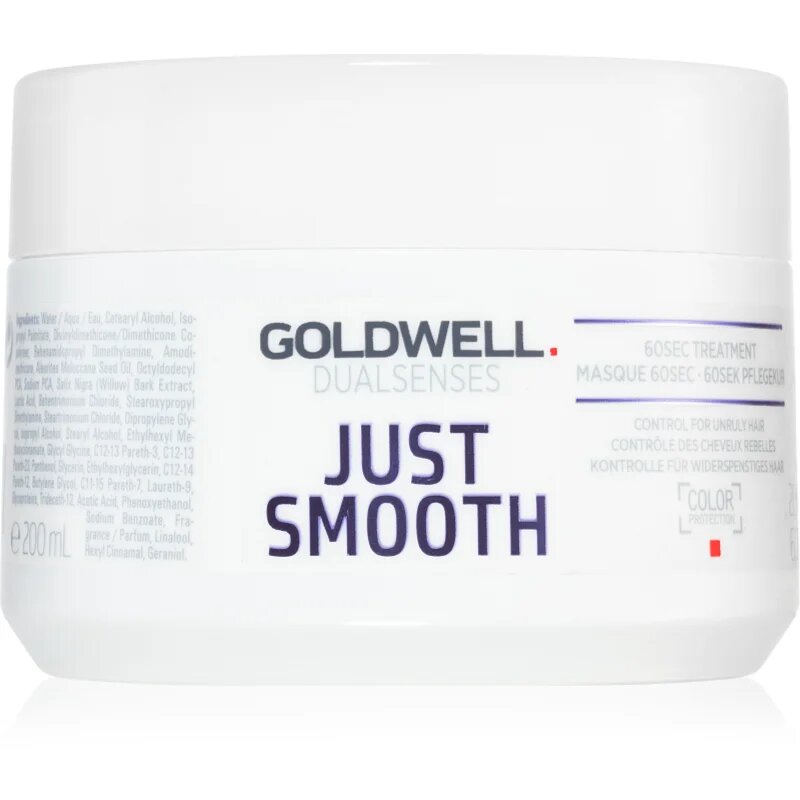Goldwell Dualsenses Just Smooth kisimító maszk a rakoncátlan hajra 200 ml