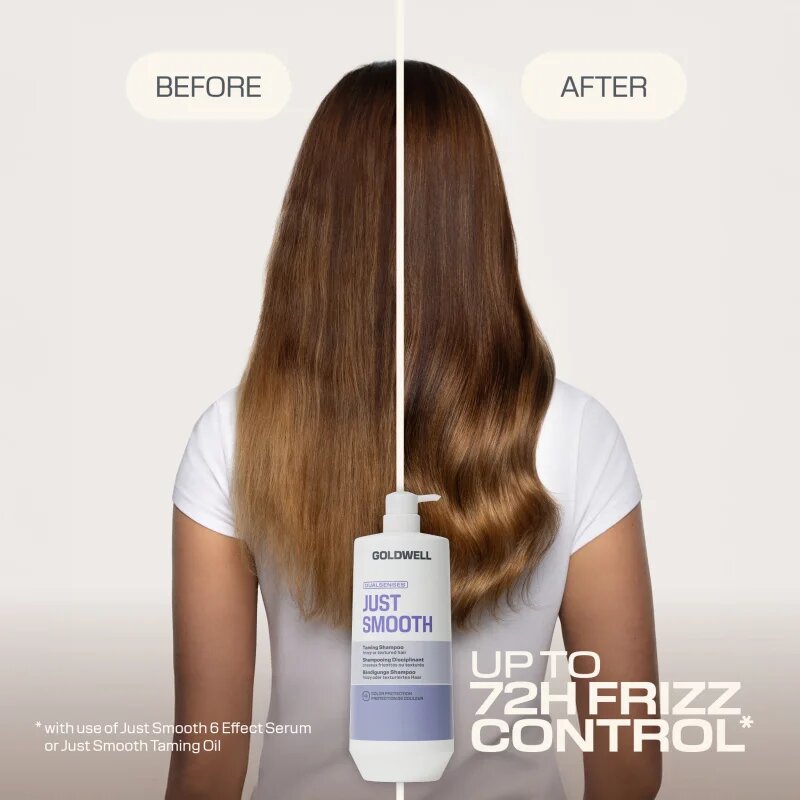 Goldwell Dualsenses Just Smooth Taming Shampoo kisimító sampon 1000 ml