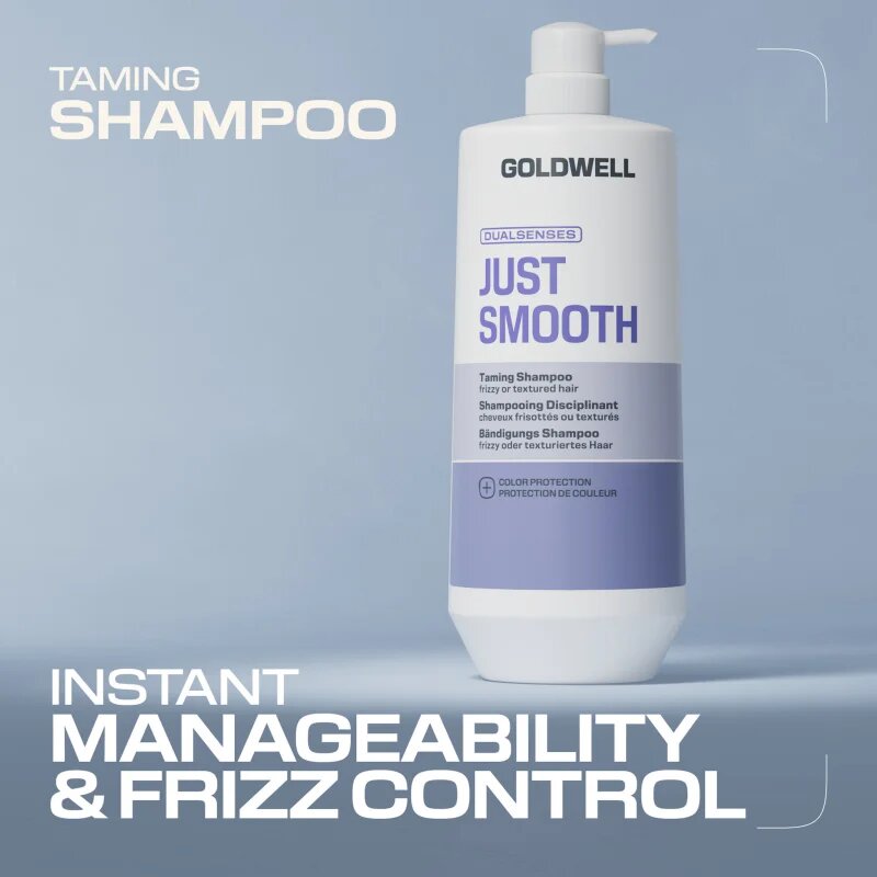 Goldwell Dualsenses Just Smooth Taming Shampoo kisimító sampon 1000 ml