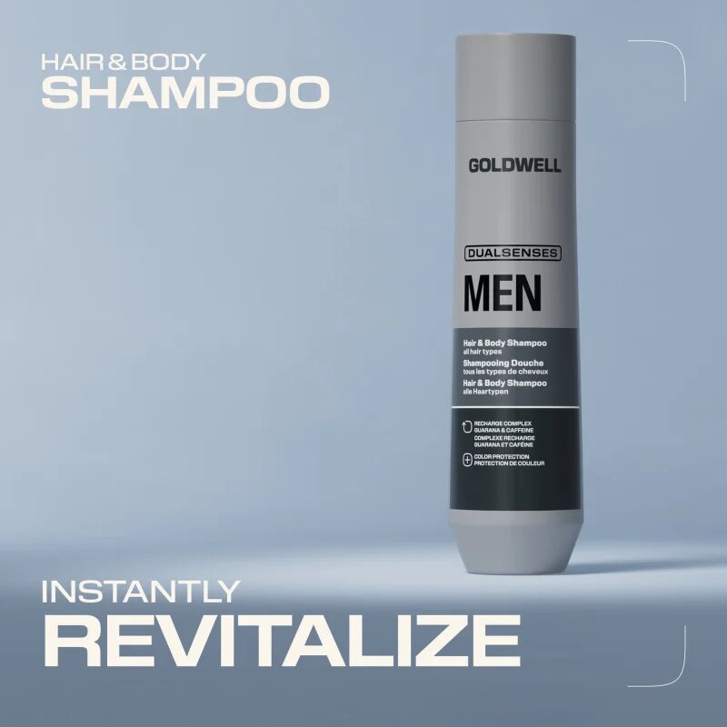 Goldwell Dualsenses Men Hair & Body Shampoo tusfürdő gél és sampon 2 in 1 300 ml
