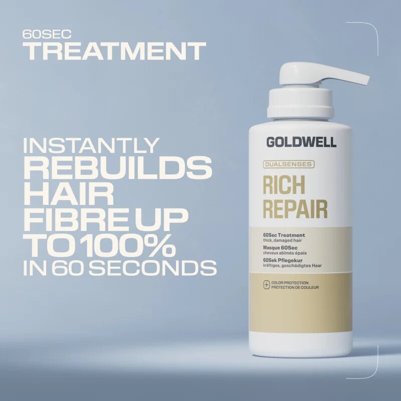 Goldwell Dualsenses Rich Repair 60Sec Treatment mélyen tápláló kúra 500 ml