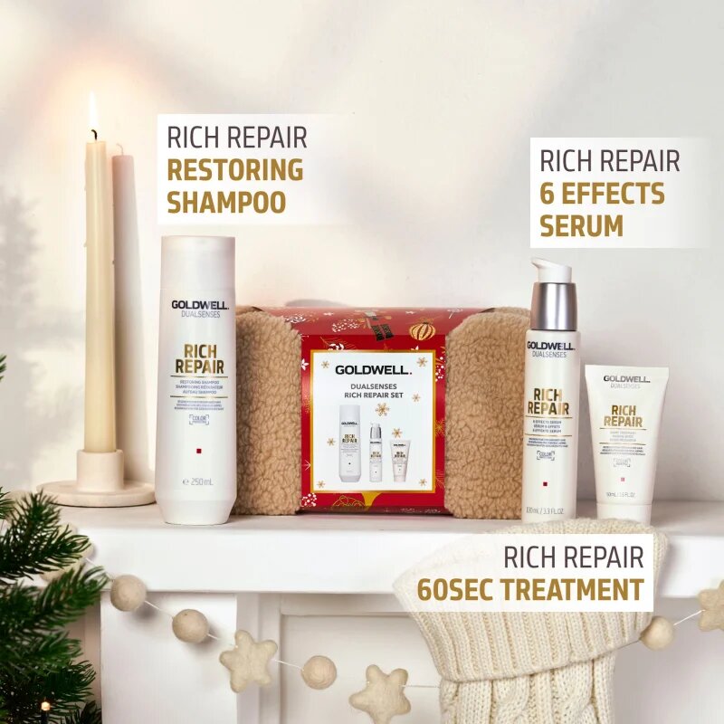 Goldwell Dualsenses Rich Repair ajándékszett száraz és sérült hajra