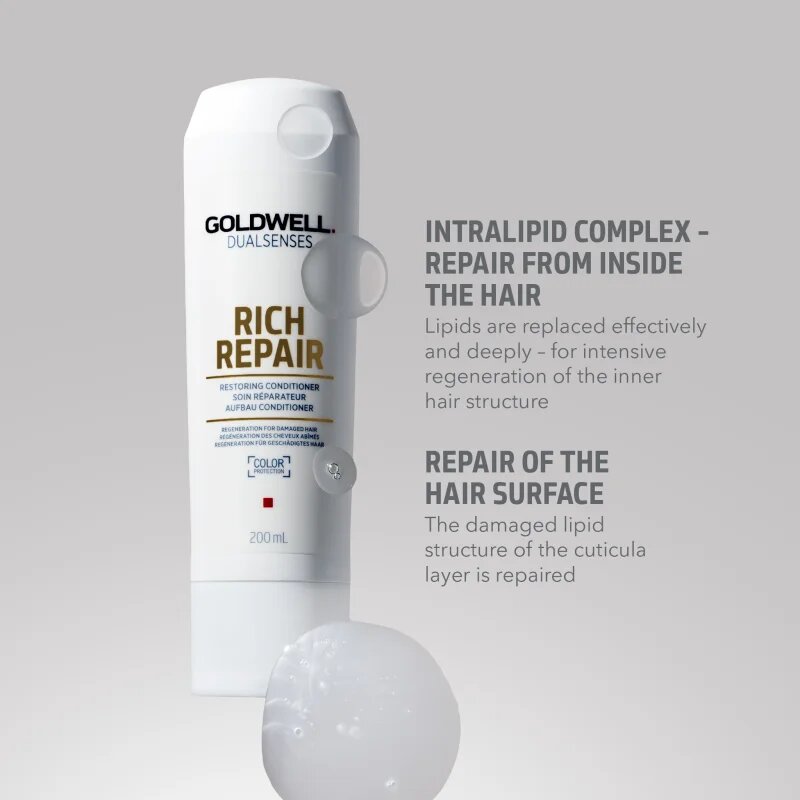 Goldwell Dualsenses Rich Repair megújító kondicionáló száraz és sérült hajra 200 ml