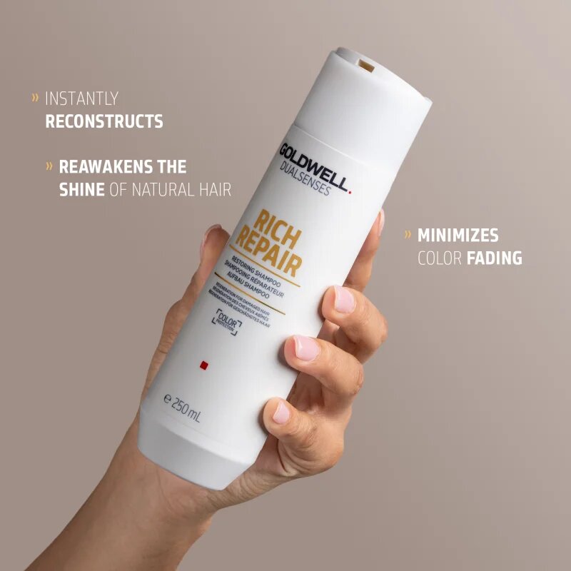 Goldwell Dualsenses Rich Repair megújító sampon száraz és sérült hajra 250 ml