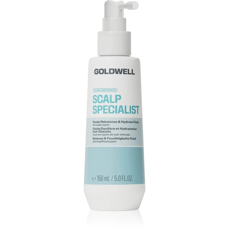 Goldwell Dualsenses Scalp Specialist Rebalance & Hydrate Fluid hidratáló fluid a fej bőrsejtjeinek megújítására 150 ml
