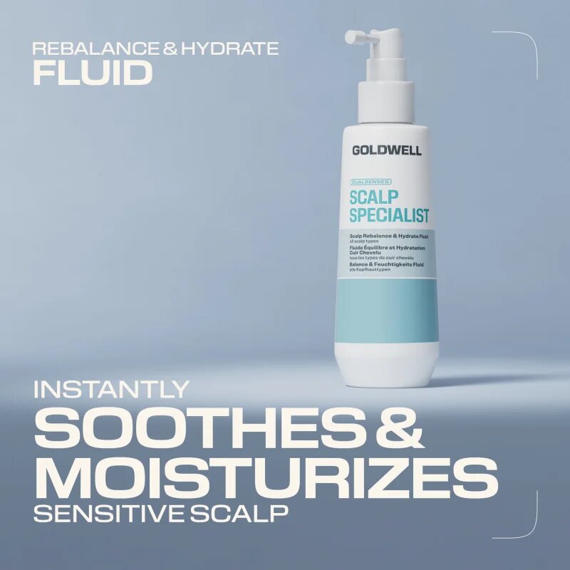 Goldwell Dualsenses Scalp Specialist Rebalance & Hydrate Fluid hidratáló fluid a fej bőrsejtjeinek megújítására 150 ml