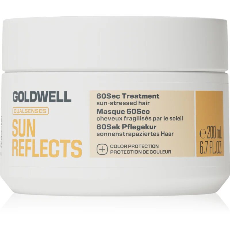 Goldwell Dualsenses Sun Reflects 60Sec Treatment intenzív regeneráló ápolás nap által károsult haj 200 ml