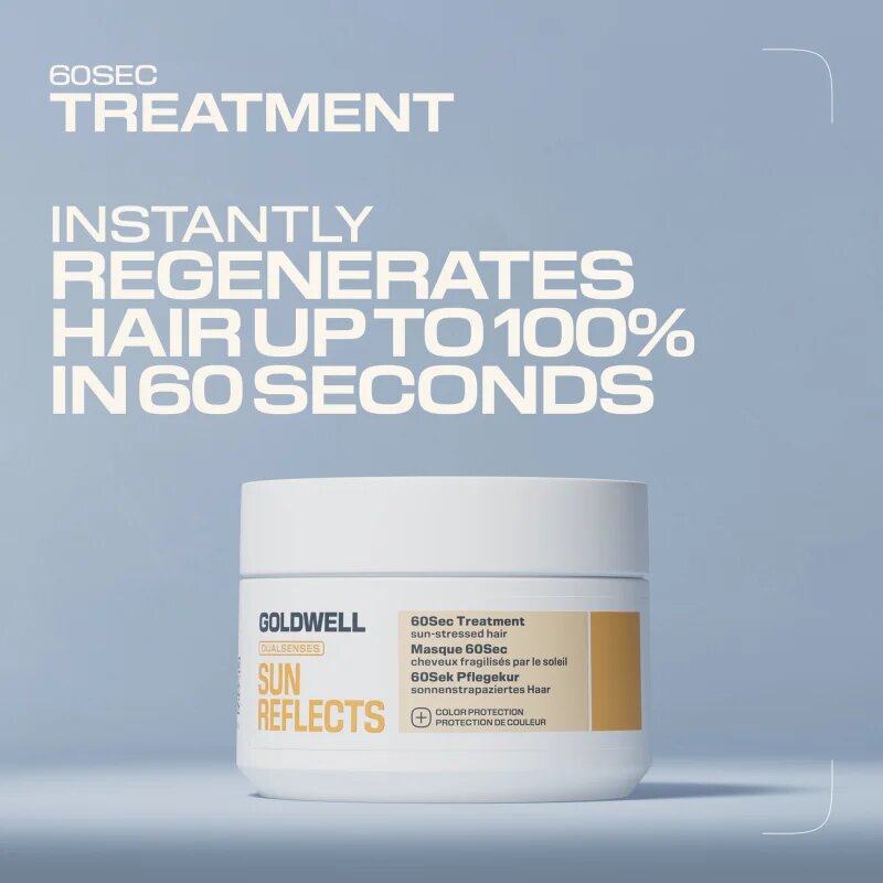 Goldwell Dualsenses Sun Reflects 60Sec Treatment intenzív regeneráló ápolás nap által károsult haj 200 ml