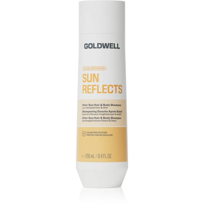 Goldwell Dualsenses Sun Reflects After-Sun a Body Shampoo tusfürdő gél és sampon 2 in 1 napozás után 250 ml