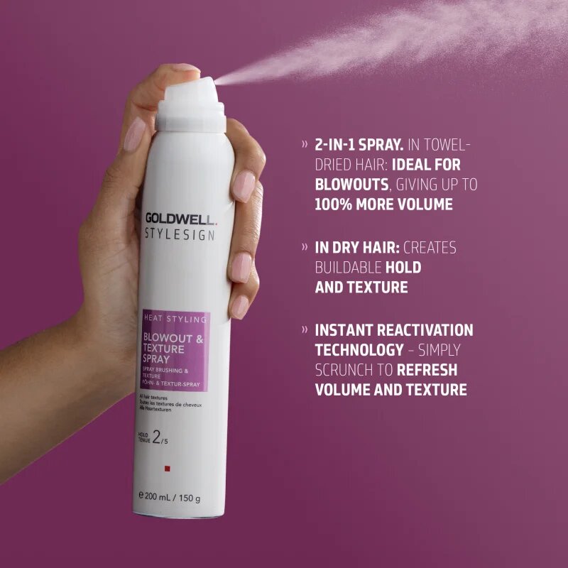 Goldwell StyleSign Blowout & Texture Spray haj spray dúsító és formásító 200 ml