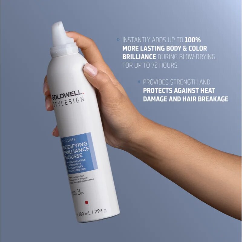 Goldwell StyleSign Bodifying Brilliance Mousse hajdúsító hab a tündöklő fényért 300 ml