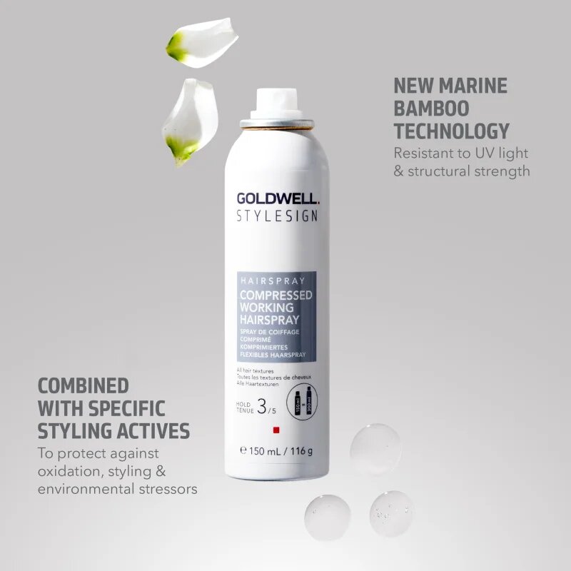 Goldwell StyleSign Compressed Working Hairspray hajlakk a magas fényért 150 ml