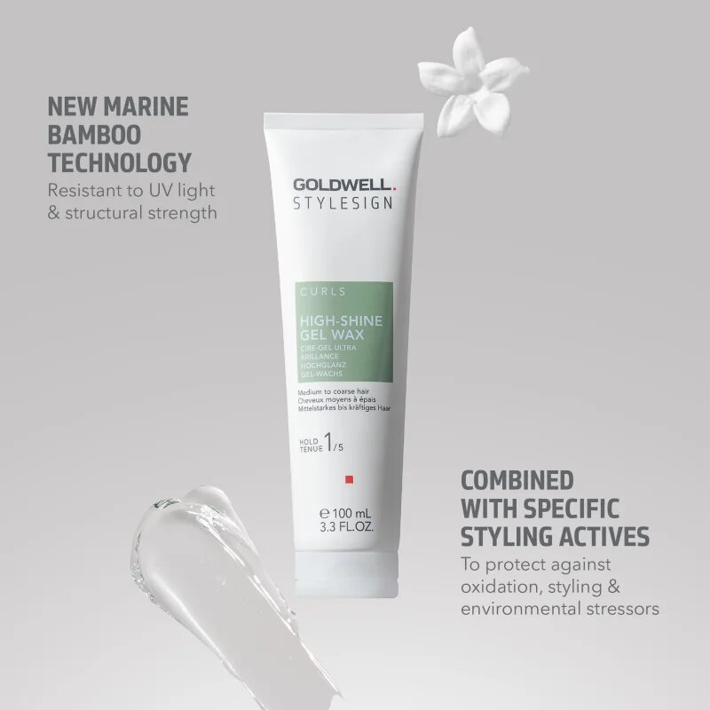 Goldwell StyleSign High-shine Gel Wax zselés wax a hullámos és göndör hajra 100 ml