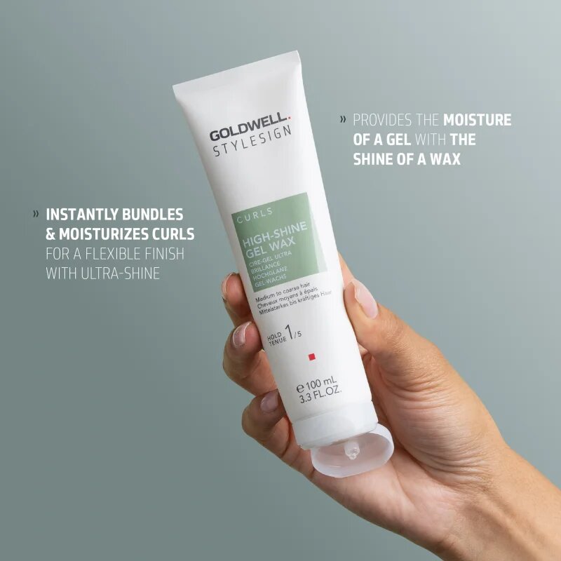 Goldwell StyleSign High-shine Gel Wax zselés wax a hullámos és göndör hajra 100 ml