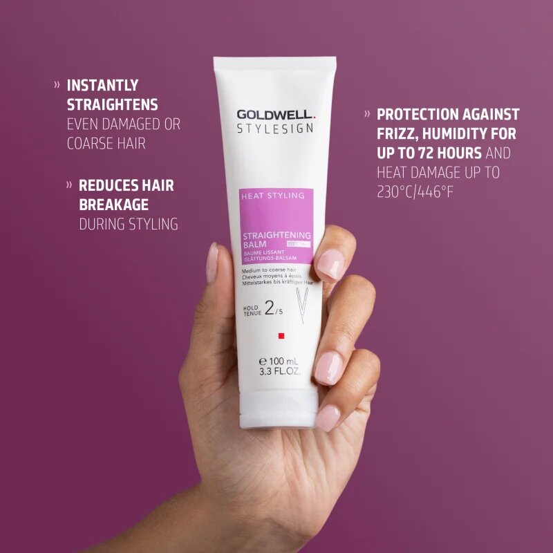 Goldwell StyleSign Straightening Balm balzsam a haj kiegyenesítésére 100 ml