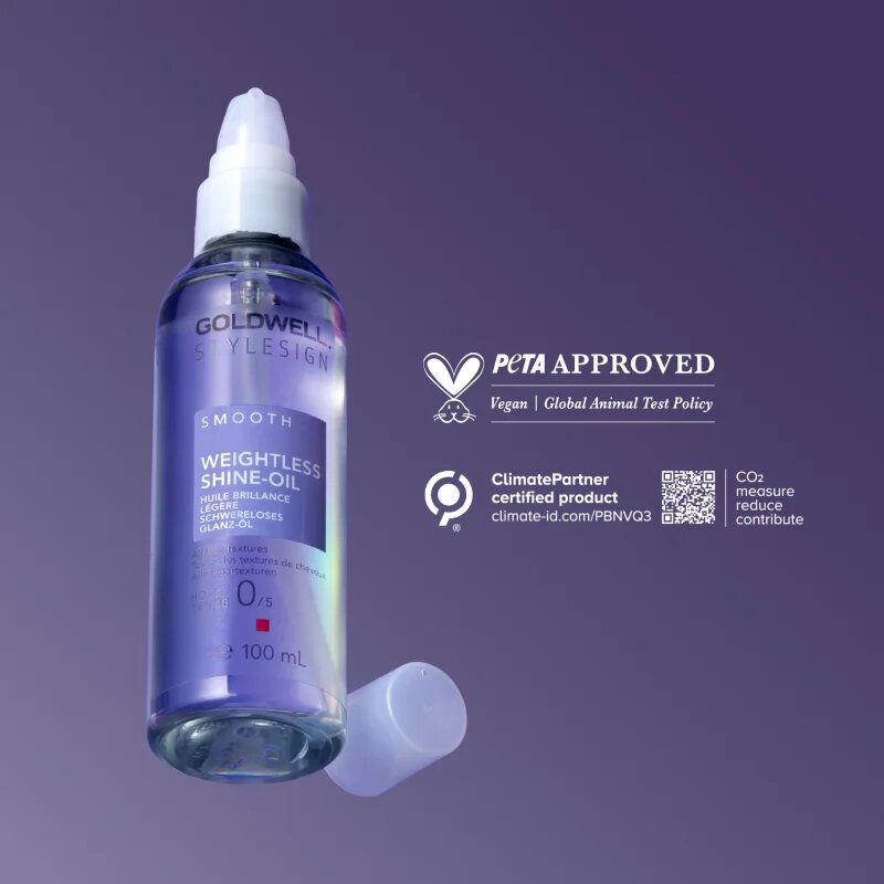 Goldwell StyleSign Weightless Shine-Oil tápláló olaj hajra a fénylő és selymes hajért 100 ml