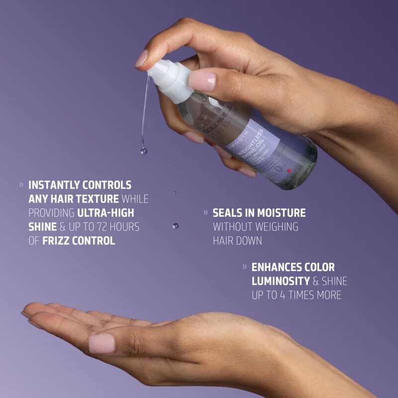 Goldwell StyleSign Weightless Shine-Oil tápláló olaj hajra a fénylő és selymes hajért 100 ml