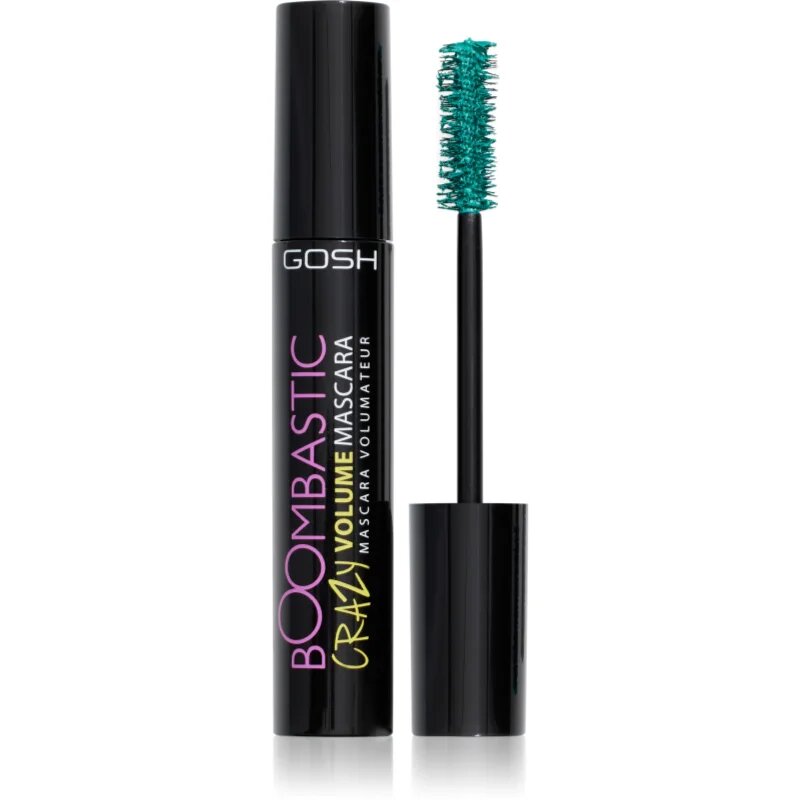 GOSH COPENHAGEN Boombastic dúsító szempillaspirál árnyalat 007 Crazy Green 13 ml