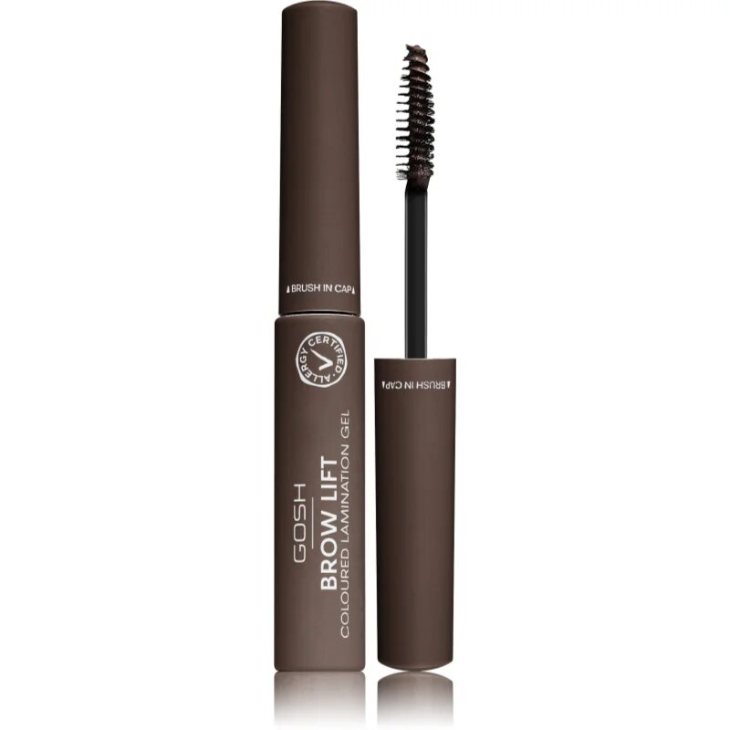 GOSH COPENHAGEN Brow Lift szemöldök korrekciós gél árnyalat 002 Dark Brown 6 ml