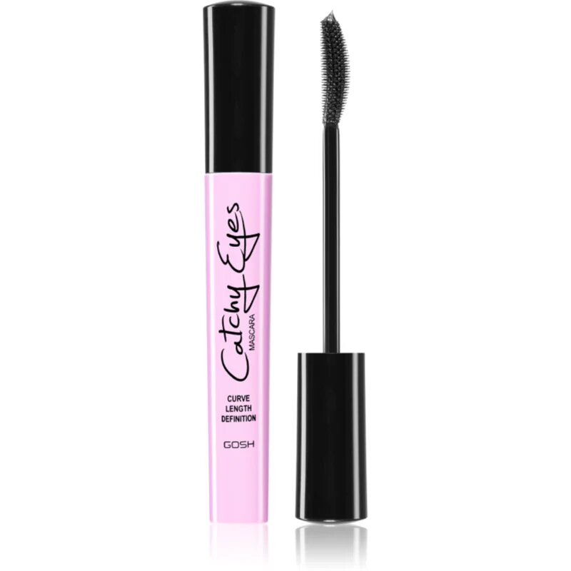 GOSH COPENHAGEN Catchy Eyes szempillaspirál a hosszabb és szétválasztott pillákért árnyalat Black 8 ml
