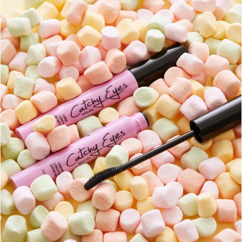 GOSH COPENHAGEN Catchy Eyes szempillaspirál a hosszabb és szétválasztott pillákért árnyalat Black 8 ml