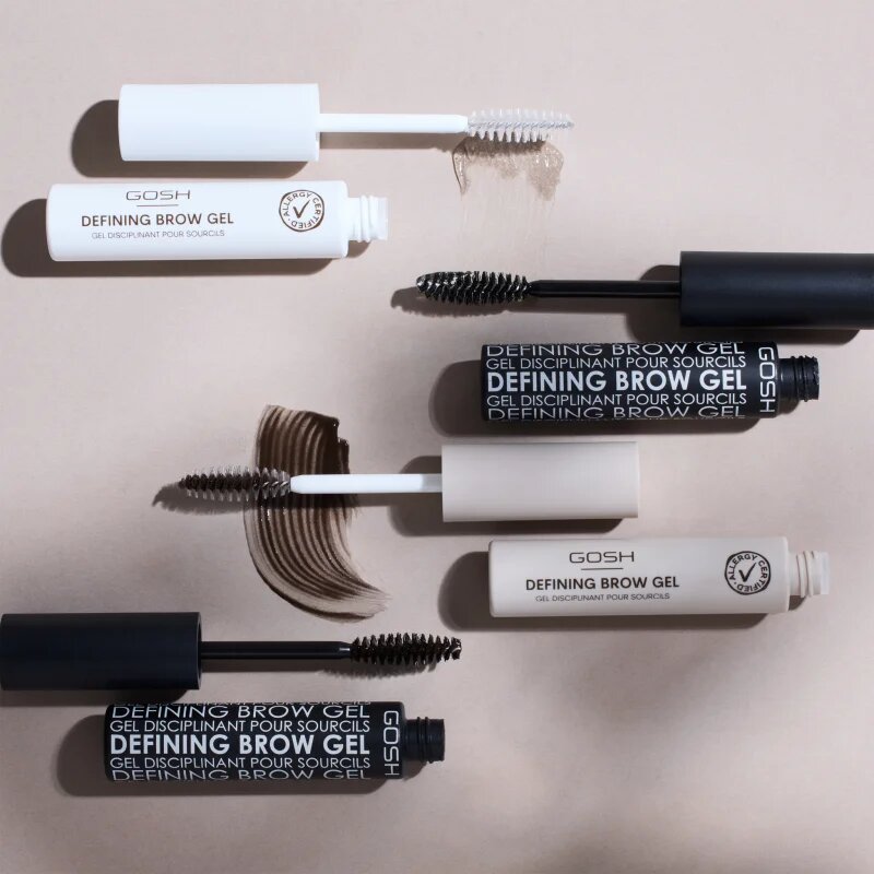 GOSH COPENHAGEN Defining Brow Gel szemöldökzselé árnyalat 001 Transparent 8 ml