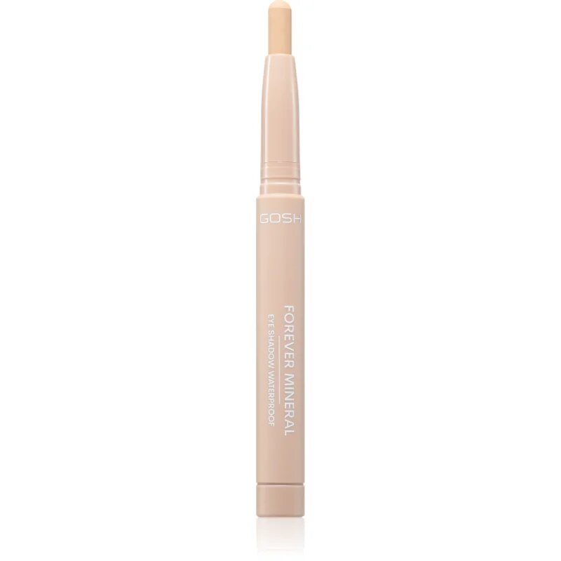 GOSH COPENHAGEN Forever Mineral Matte hosszantartó szemhéjfesték ceruza kiszerelésben árnyalat 012 Matt Beige 1.4 g
