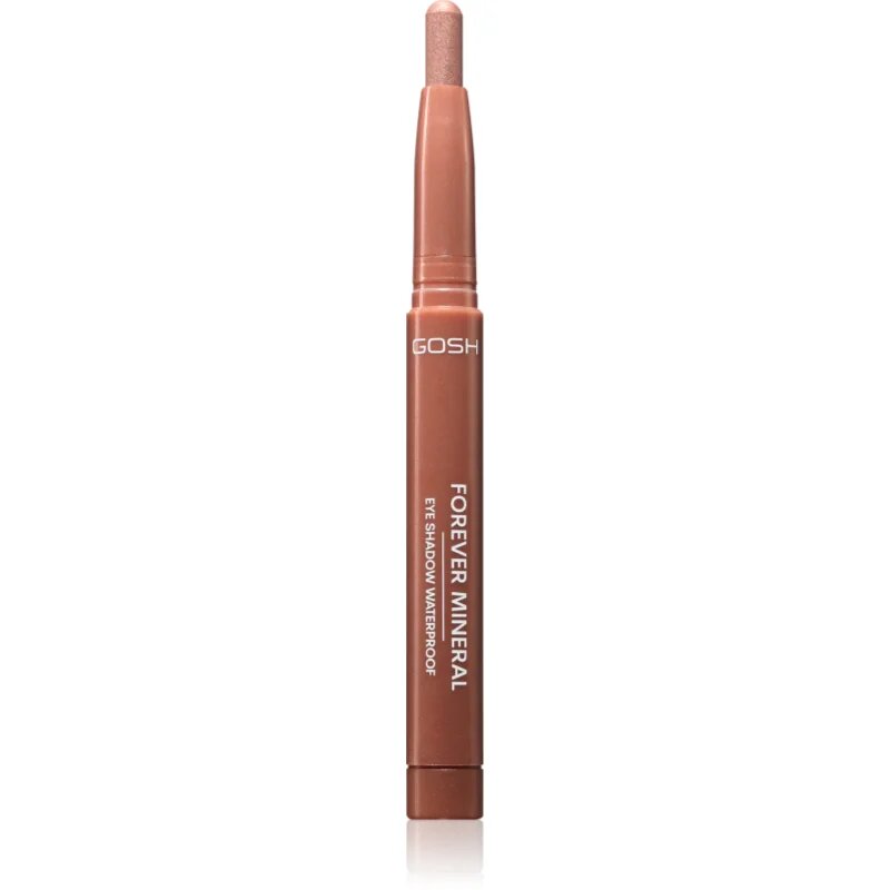GOSH COPENHAGEN Forever Mineral Shimmer csillogó szemhéjfesték ceruzában árnyalat 005 Nougat 1.4 g