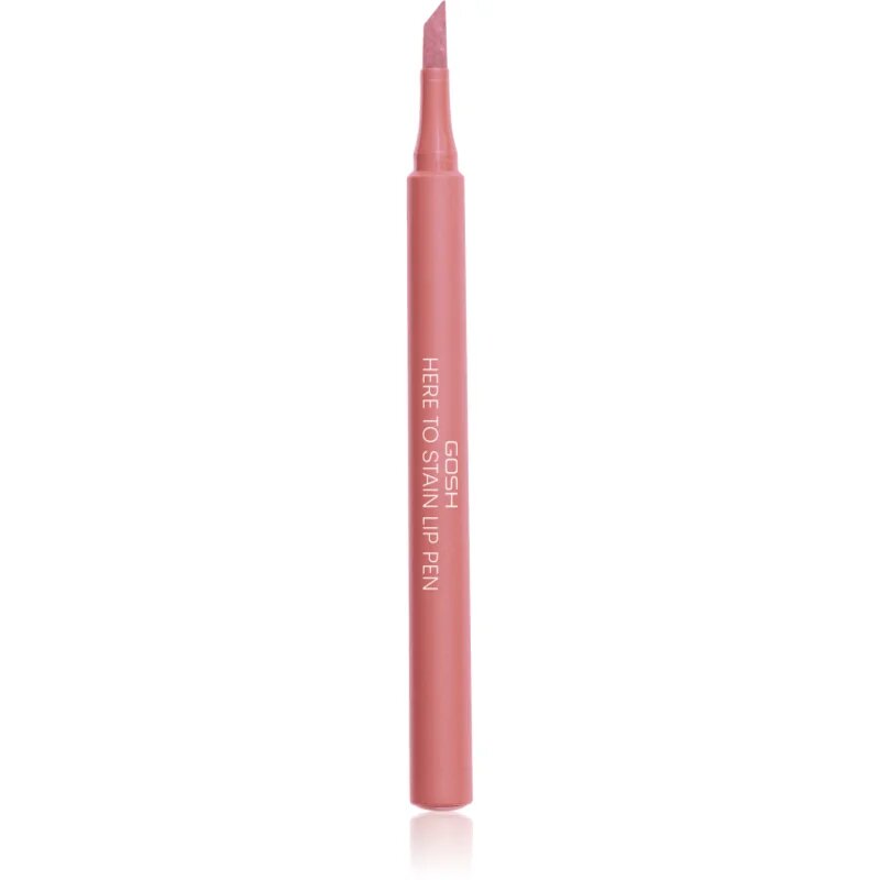 GOSH COPENHAGEN Here To Stain Lip Pen ajakfilc a hosszan tartó hatásért árnyalat 002 Candy Stain 1 ml