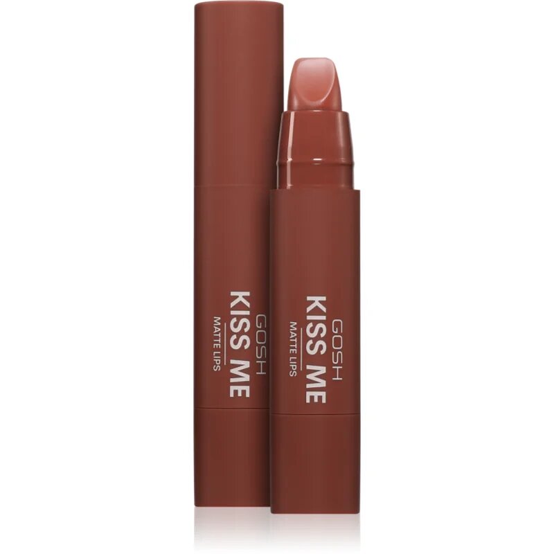 GOSH COPENHAGEN Kiss Me Matte Lips krémes rúzs matt hatással árnyalat 002 Sweet Kiss 3 g
