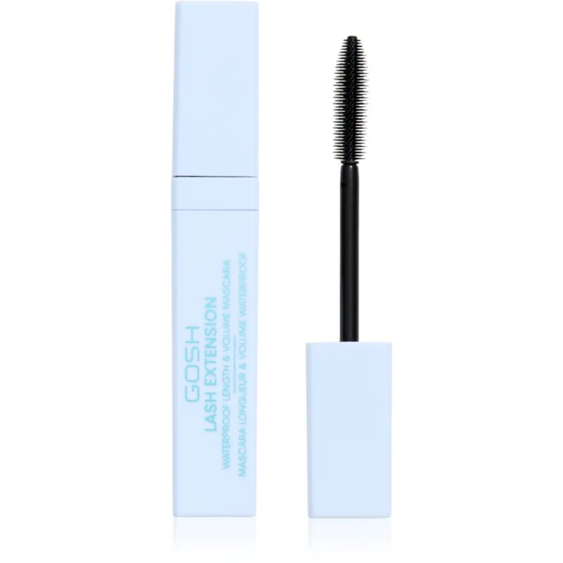 GOSH COPENHAGEN Lash Extension hosszabbító szempillaspirál tükörrel árnyalat Black 7 ml