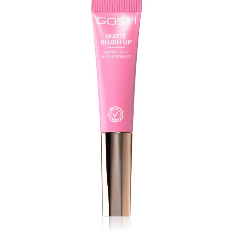 GOSH COPENHAGEN Matte Blush Up folyékony arcpirosító matt hatással árnyalat 001 Hot Pink 14 ml
