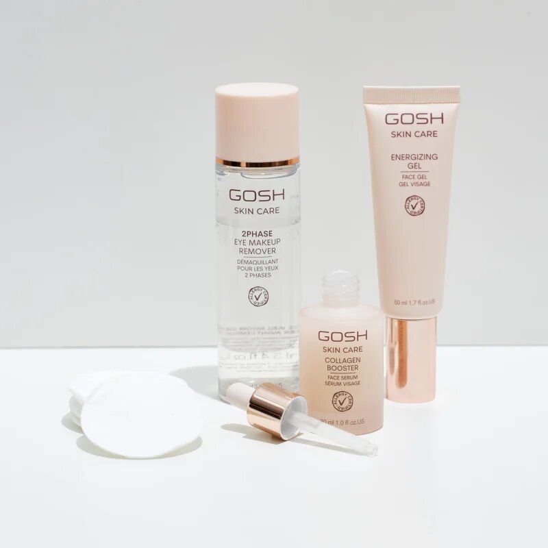 GOSH COPENHAGEN Skin Care 2 Phase kétfázisú sminklemosó szemre 100 ml