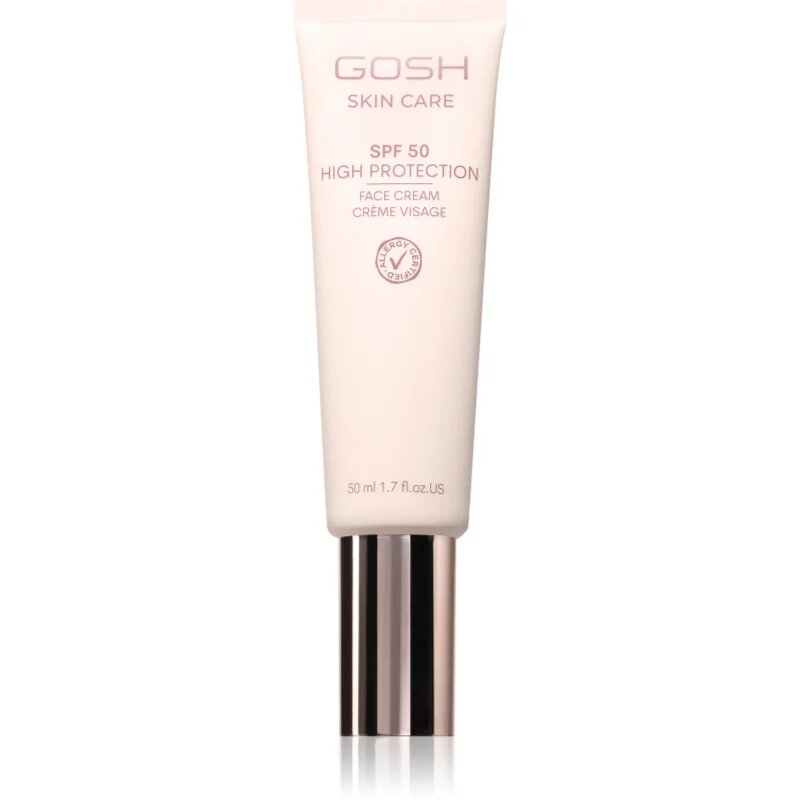 GOSH COPENHAGEN Skin Care SPF50 védő arckrém száraz és érzékeny bőrre SPF 50 50 ml