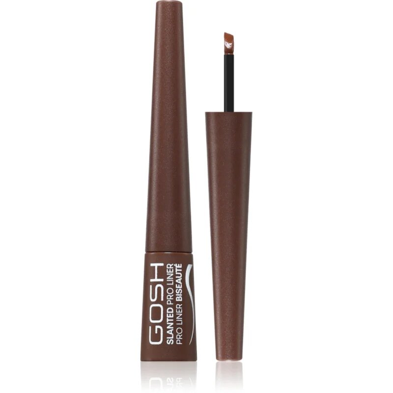 GOSH COPENHAGEN Slanted Pro Liner szemhéjtus árnyalat 003 Matt Brown 2.5 ml