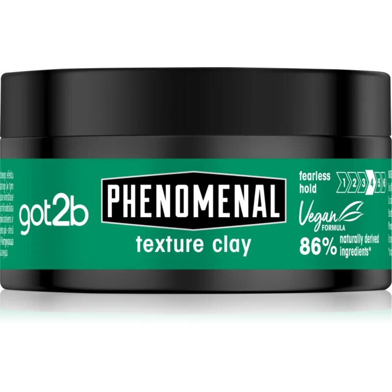 got2b Phenomenal formázó agyag hajra mattító hatással az alakért és formáért 100 ml